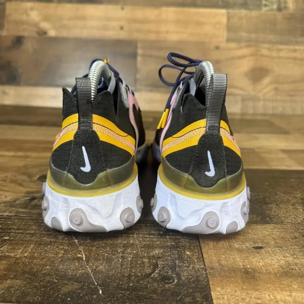 Nike React Element 55 PRM Black Magic Flamingo CI9593-001 Men's Shoe Size 7.5